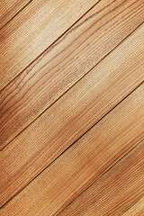 Ash-tree wooden brown terrace background from top view