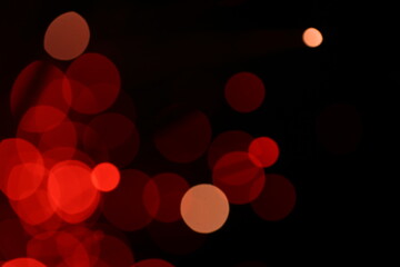 Blur and bokeh, vibrant colors. and textured. Lights on blue. Christmas luxury fresh elegant bokeh background.