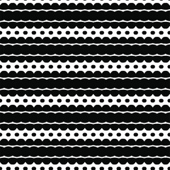  Geometric vector pattern with triangular elements. Seamless abstract ornament for wallpapers and backgrounds. Black and white colors.