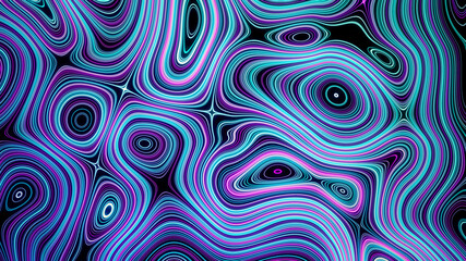 Fototapeta na wymiar abstract background with neon waves.