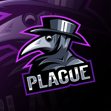 Plague Doctor Mascot Logo Template Design