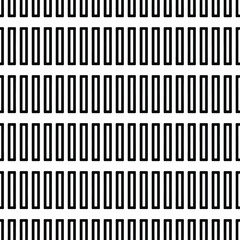  Geometric vector pattern with triangular elements. Seamless abstract ornament for wallpapers and backgrounds. Black and white colors.