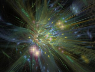 Fototapeta premium Imaginatory fractal background Image