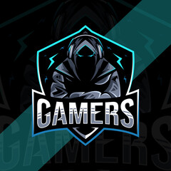 Gamers mascot logo design © Immidesign