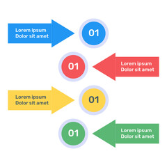 
A flat icon of descriptive analytics in editable design
