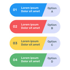 
A flat icon of descriptive analytics in editable design
