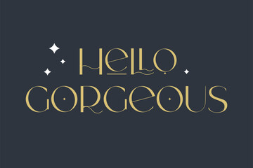 Fashion and beauty quotes. Vector illustration. Typography for banner, poster or clothing design.