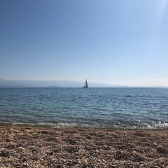 sailboat on the sea