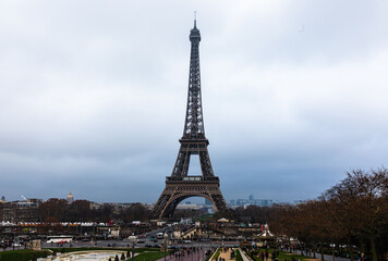 Fototapeta na wymiar Details from Eiffel Tower in Paris