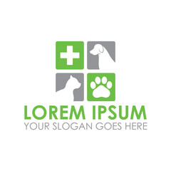 pet care vector , veterinary logo