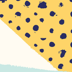 Colorful hand drawn abstract patterned greeting card vector