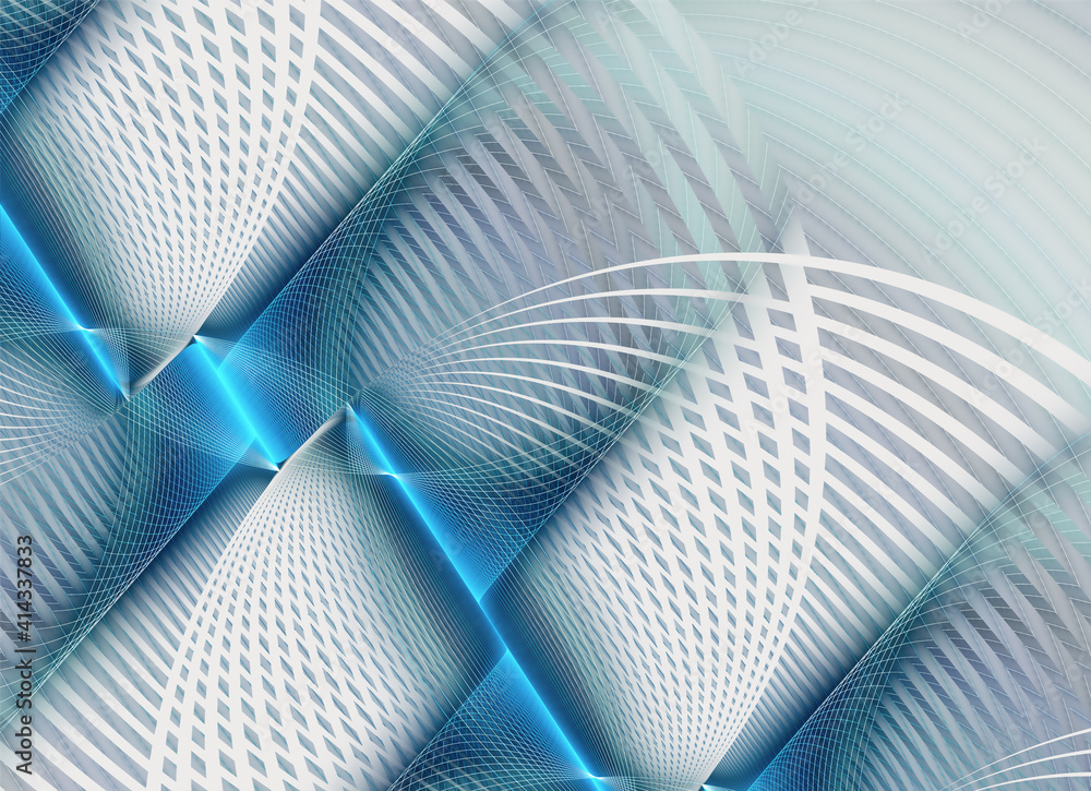 Poster abstract color dynamic background with lighting effect. fractal wavy. fractal art