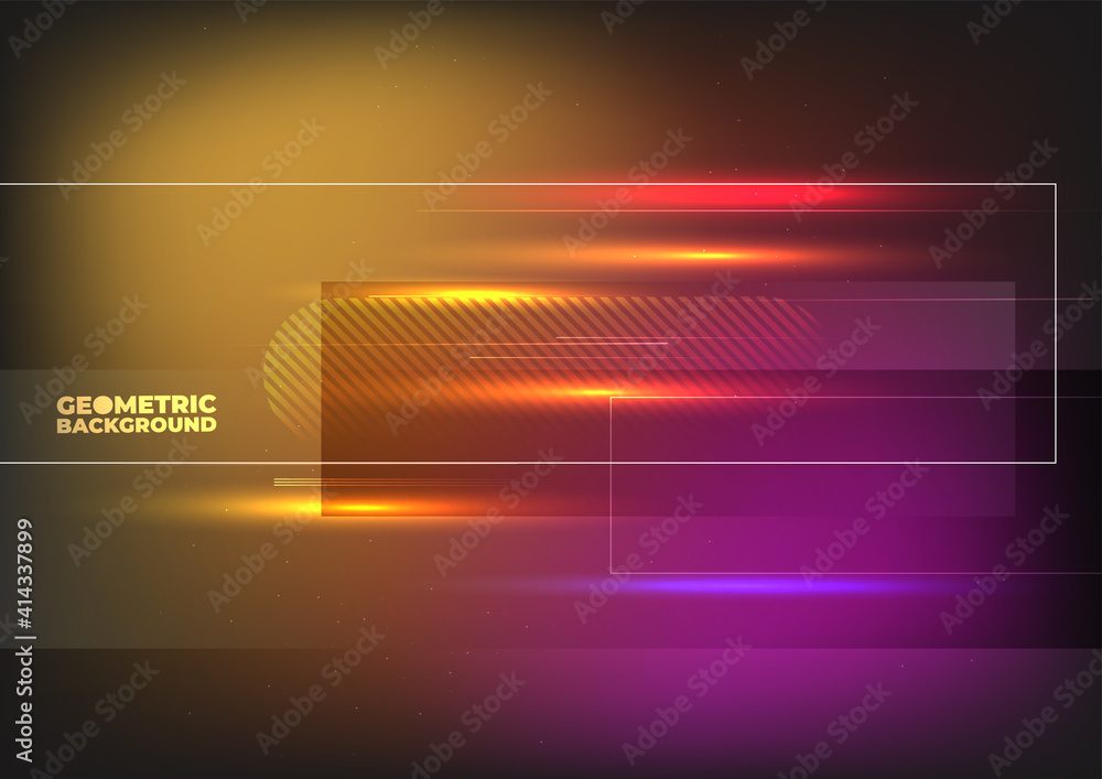 Aufkleber technology background color vector for web and design