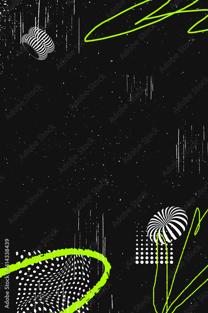 Poster abstract 3d patterned background vector