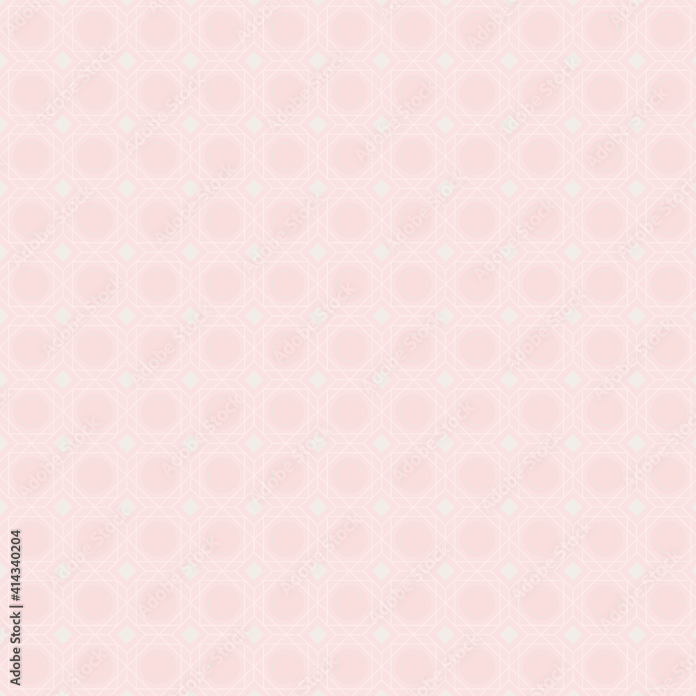 Poster seamless rhombus pattern on a pink background design resource vector