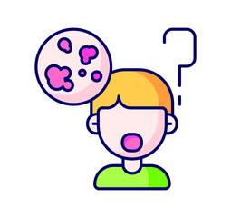 color icon, vaccination, Side effects