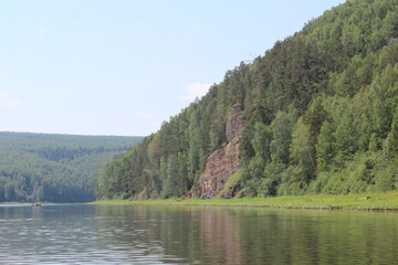 lake in the mountains