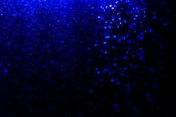 Obraz na płótnie Canvas blue bokeh of lights