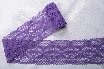 textile lace for bed linen