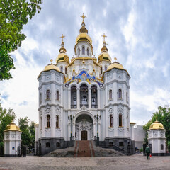 Fototapeta na wymiar Church of the Holy Myrrh-Bearing Women in Kharkiv, Ukraine