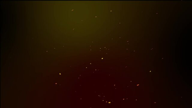 火の粉　黒背景　パーティクル　ループ　アニメーション