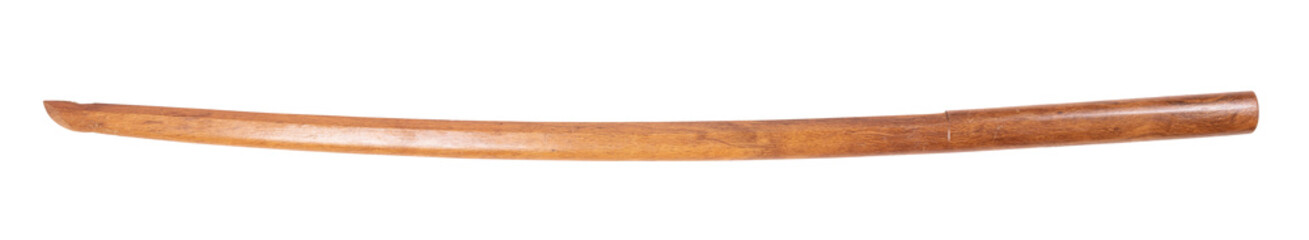 Bokken Japanese wooden sword isolated