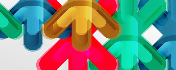 Abstract glossy crosses background for business or technology presentations, internet posters or web brochure covers