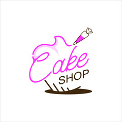 Bakery Shop Logo Ideas Design Vector with Script Font Lettering Icon for Cake and Sweet Bake Decoration Template Ideas