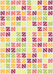 Abstract Geometric Pattern generative computational art illustration