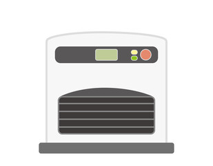 石油ストーブのベクターイラスト　家電製品　