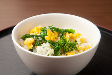 菜の花ご飯