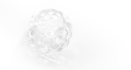 Invisible transparent aligners plastic braces dentistry retainers on glass