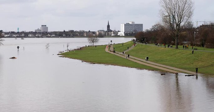Flood on the Rhine