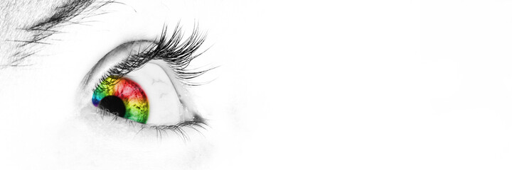 a color eyes five year old girl