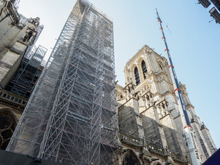 Notre-Dame de Paris et les travaux de restauration suite à l'incendie