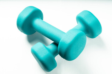 dumbbell isolated on white background