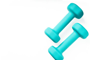 dumbbell isolated on white background