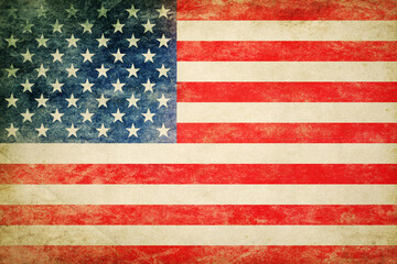 Grunge USA Flag background texture