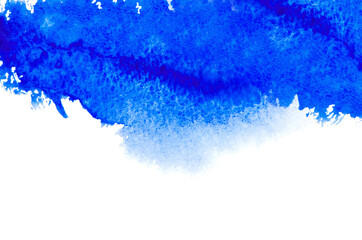 Abstract blue watercolor background texture
