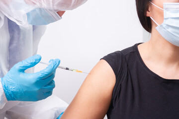having a vaccine of the covid19