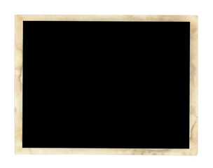 photo frame card isolated on the white backgrounds