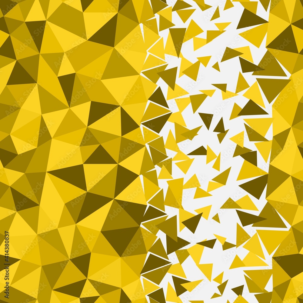 Canvas Prints abstract multicolor golden background. vector polygonal design