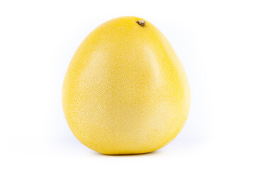 Whole pomelo on white background, isolated