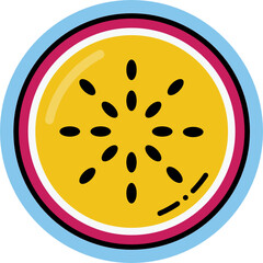 Fruit Slice Icon.