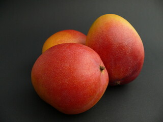 Mango on dark background