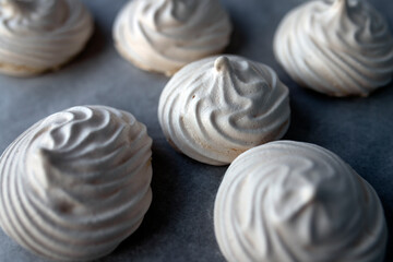Homemade meringue.