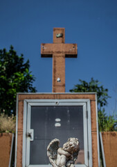 cross in the cemetery