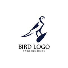 bird logo vector icon design template