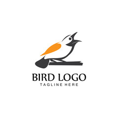 bird logo vector icon design template