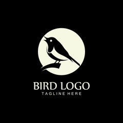 bird logo vector icon design template